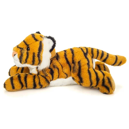 Teddy Hermann liegender Tiger, 33 cm