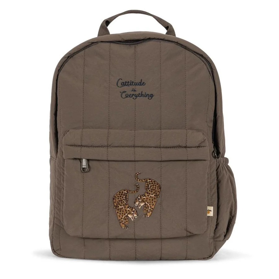 Konges Sløjd Juno Quilted Rygsæk Midi, Walnut