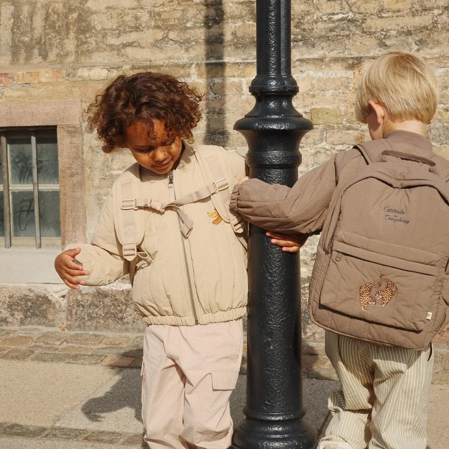 Konges Sløjd Juno Quilted Rygsæk Midi, Walnut