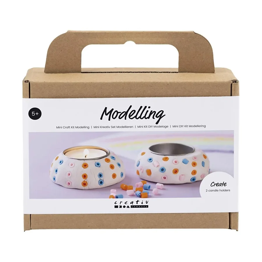 Mini DIY Bausatz Modellierung, Kerzenhalter
