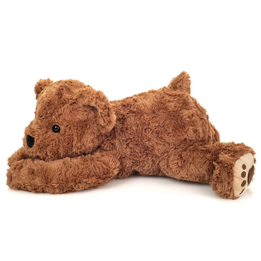 Teddy Hermann liegender Bär braun, 40 cm