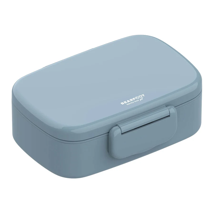 Bearfoot Bento Brotdose mit Raumaufteilung, 760 ml - blau