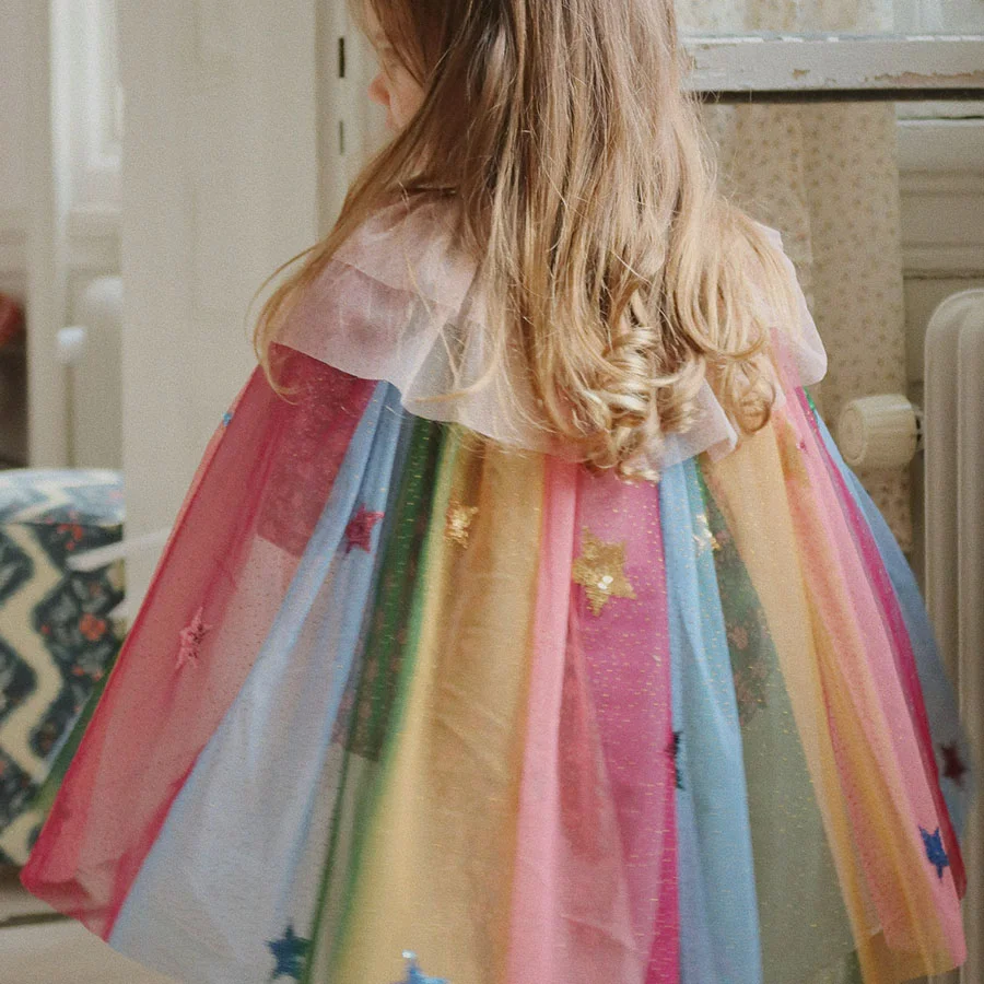 Konges Sløjd Regenbogen-Feen-Kostüm mit Glitzer, Evening Sand