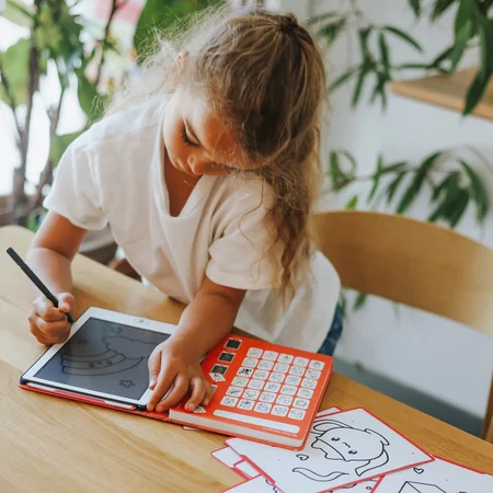 Kidydraw Mini Skizzenbuch mit LCD-Bildschirm, Kawaii