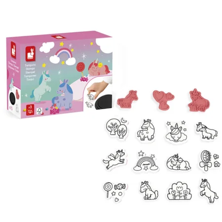 Janod Stempel-Set, Einhorn