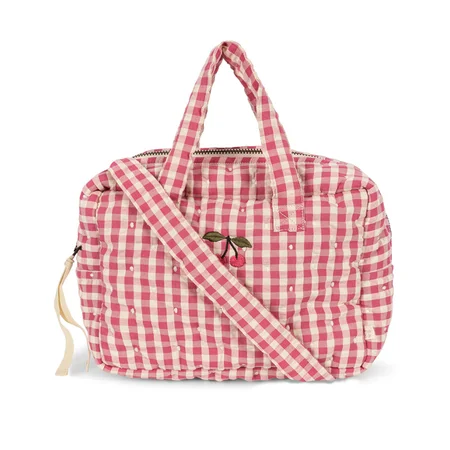 Konges Sløjd Dukke Pusletaske, Bubblegum Check