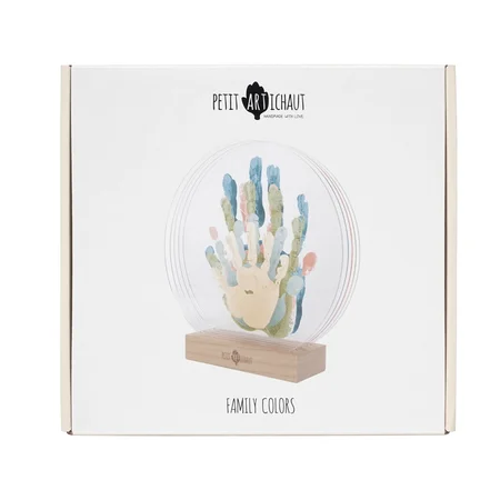 Petit Artichaut Handabdruck-Set Familienfarben