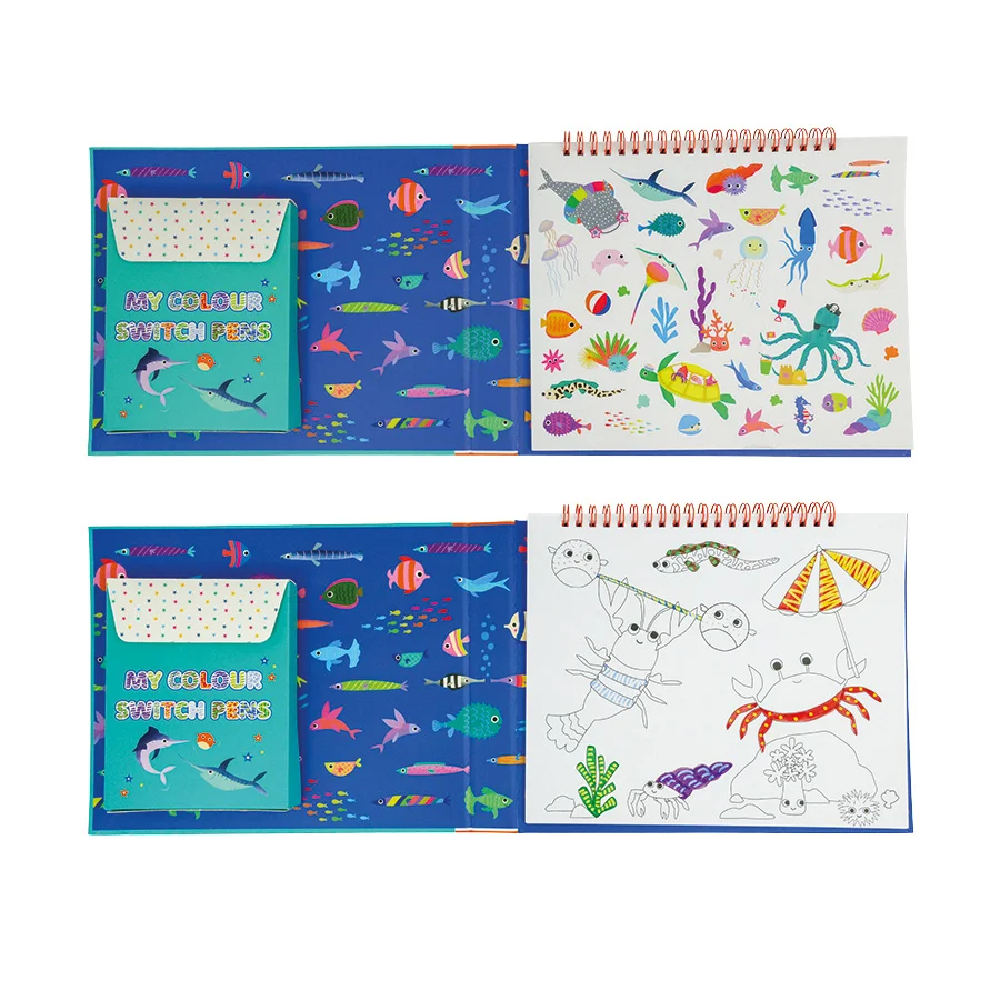 Floss & Rock magisches Malbuch, Ozean