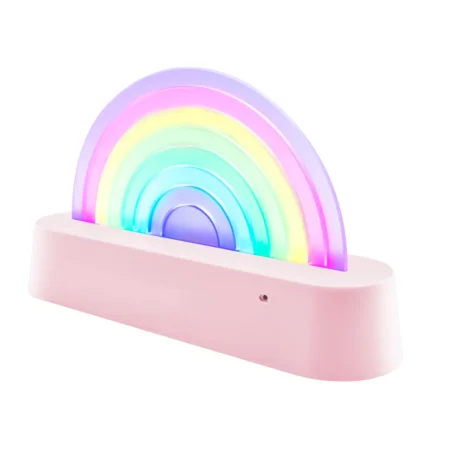Tanzende Regenbogenlampe, rose, Lalarma 