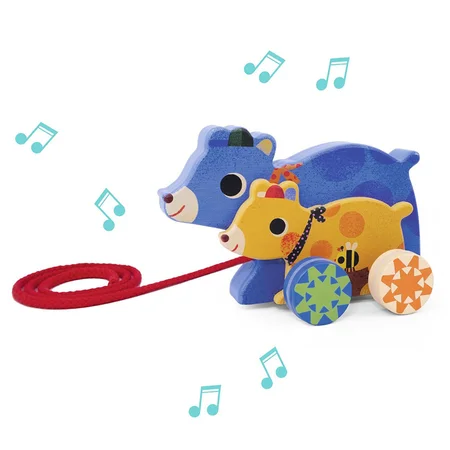 Djeco Nachziehspielzeug mit Musik, Gabi & Sam