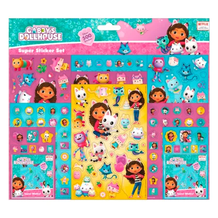 Gabby´s Dollhouse Super stickers sæt, 500 stickers