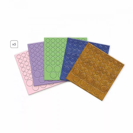 Janod, Mein Kunsthandwerk kreatives Spiel - runde Aufkleber