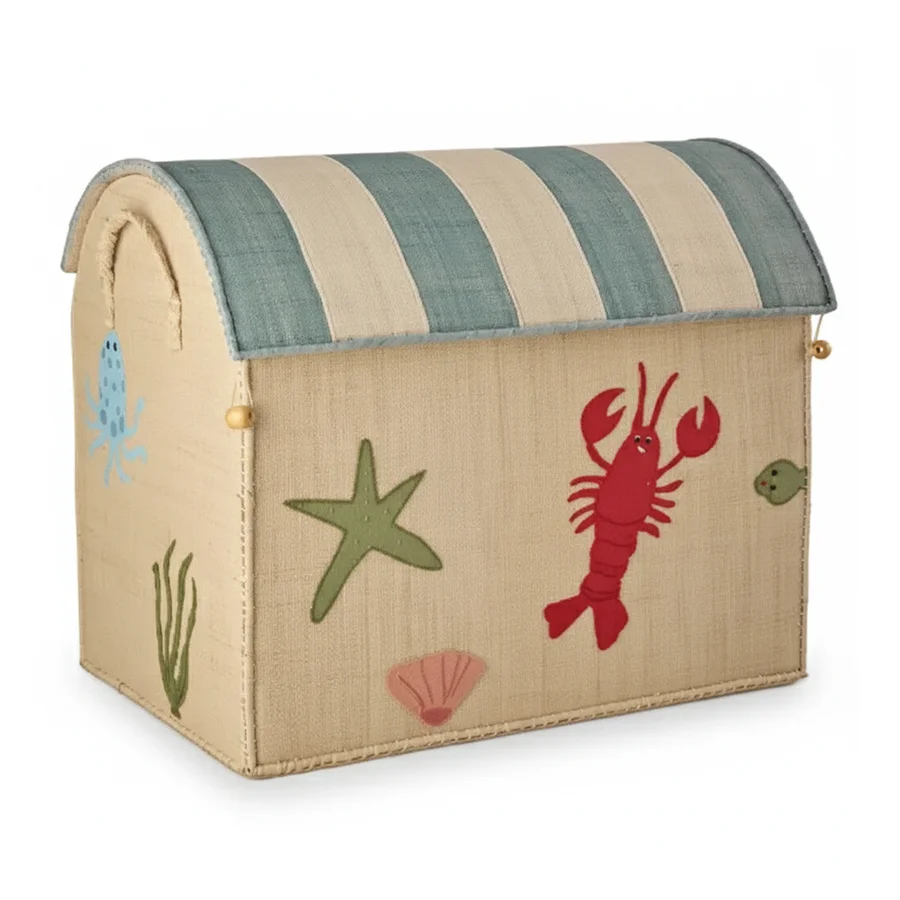 Rice Opbevaringskurv, Ocean - Stor