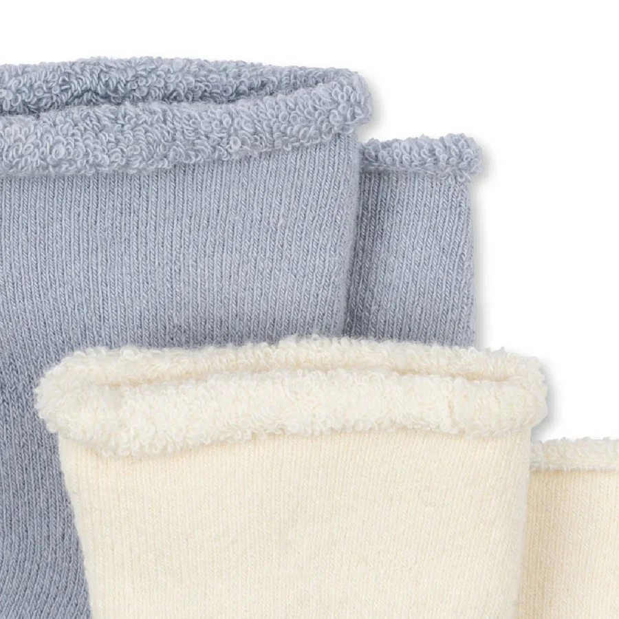 Konges Sløjd Fanga Vicino 2er-Pack Frottee-Socken, Gray Dawn