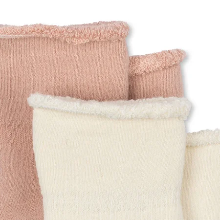 Konges Sløjd Fanga Vicino 2er-Pack Frottee-Socken, Cameo Rose 