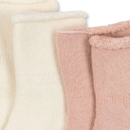 Konges Sløjd Fanga Vicino 2er-Pack Frottee-Socken, Cameo Rose 