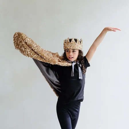 Mimi & Lula Wendbare Krone, Gold Pailletten