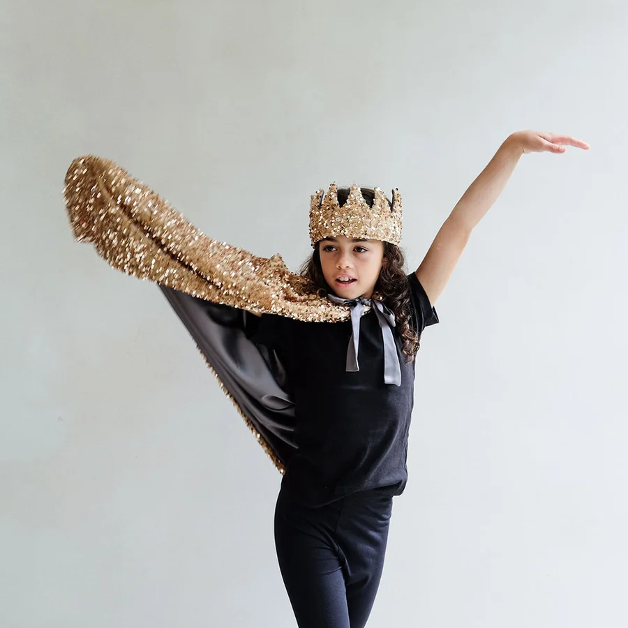 Mimi & Lula Wendbare Krone, Gold Pailletten