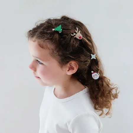 Mimi & Lula 6er-Pack Haargummis - Santa Christmas