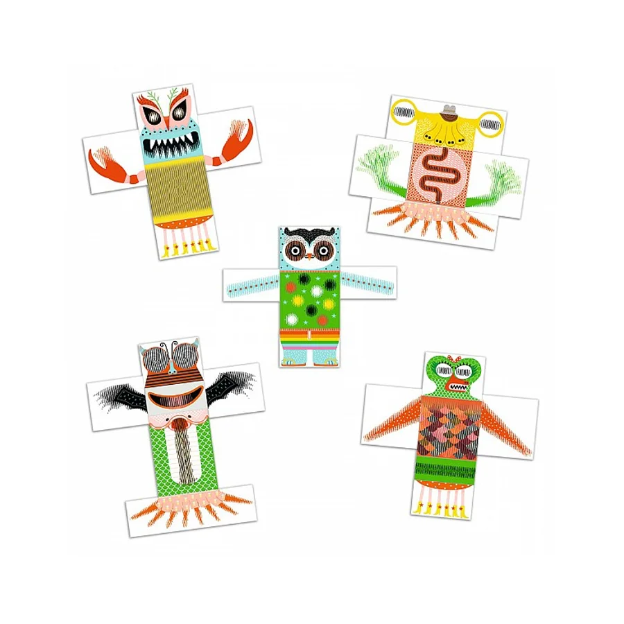 Djeco Kinoptik - Rigolomonster 27 dele