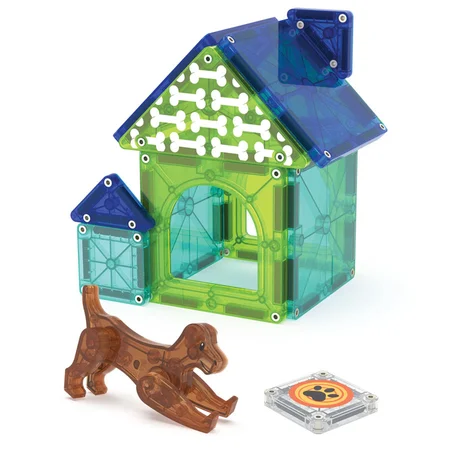 Magna-Tiles Hundehütte, 13 Teile