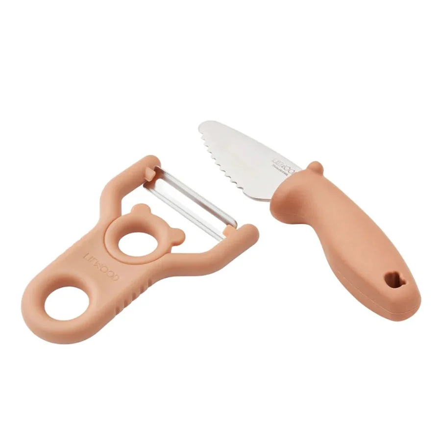 Liewood Pertense Skrælle- og Kniv Sæt, Tuscany Rose