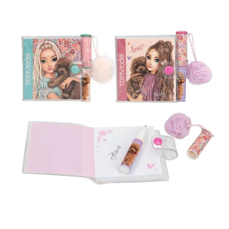 TOPModel Notesbog med kuglepen Floral, asst