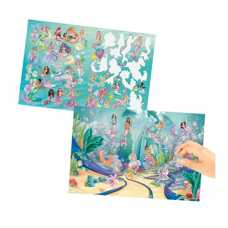 TOPModel Metallic stickerworld, mermaid