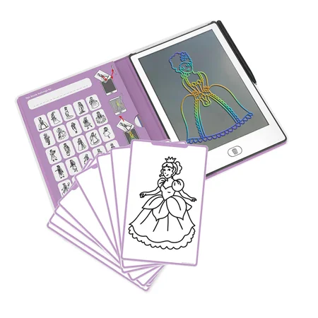  Kidydraw Mini Skizzenbuch mit LCD Bildschirm, Prinzessin