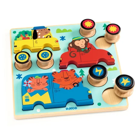 Djeco Puzz & Roll, Fahrzeuge