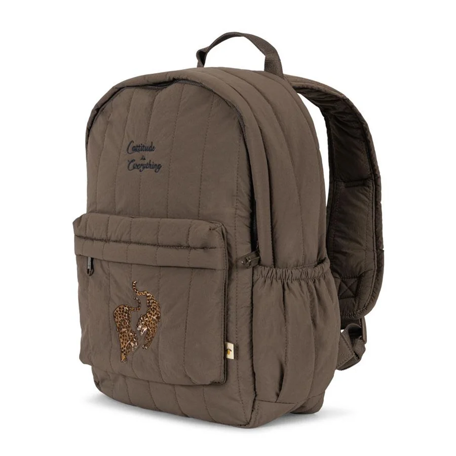 Konges Sløjd Juno Quilted Rygsæk Midi, Walnut