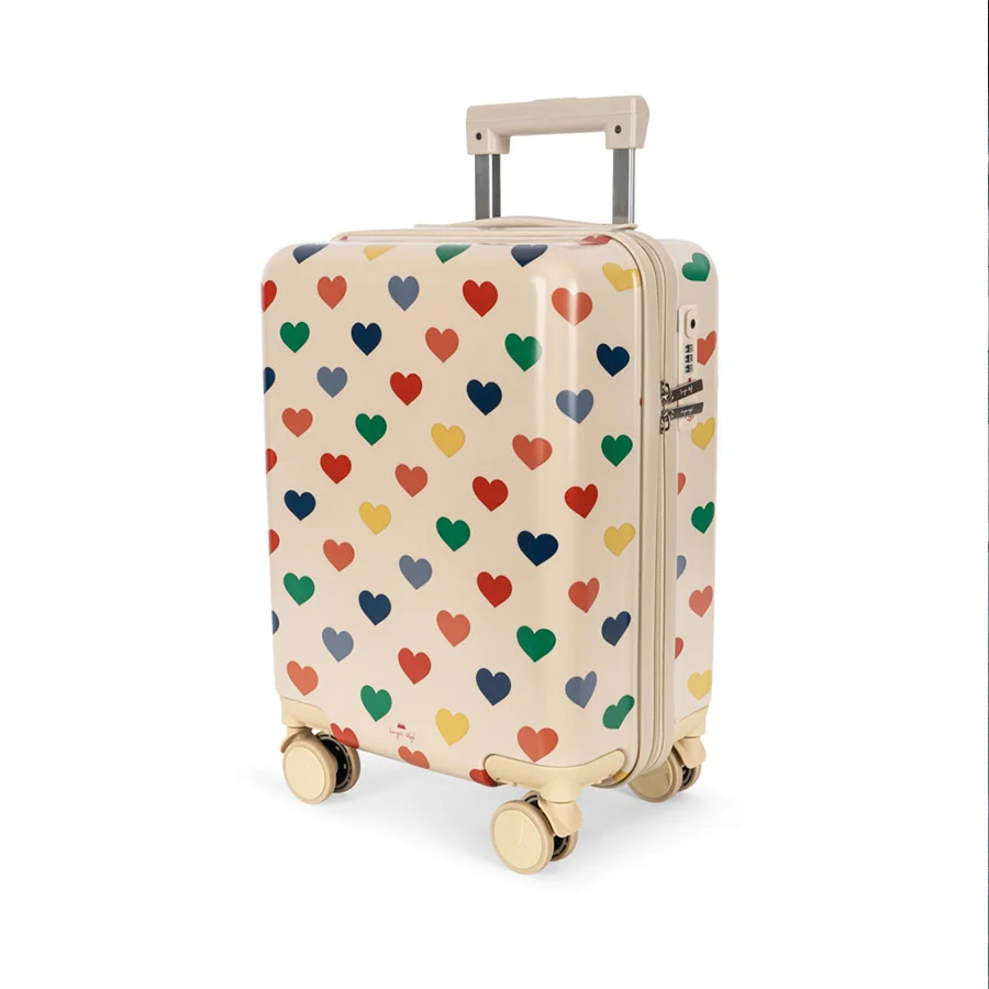 Konges Sløjd Kinderkoffer, bon coeur colore