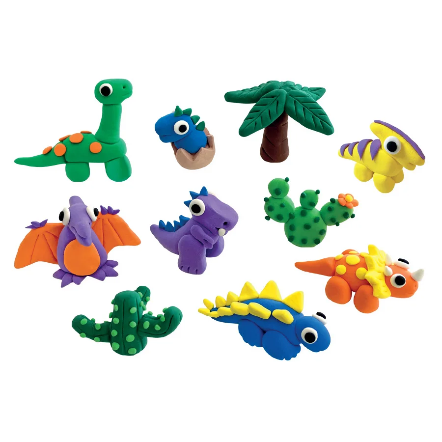 Floss & Rock selvhærdende ler, dino