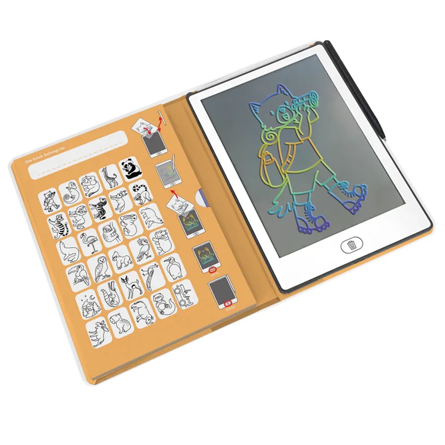 Kidydraw Mini Skizzenbuch mit LCD Bildschirm, Tier