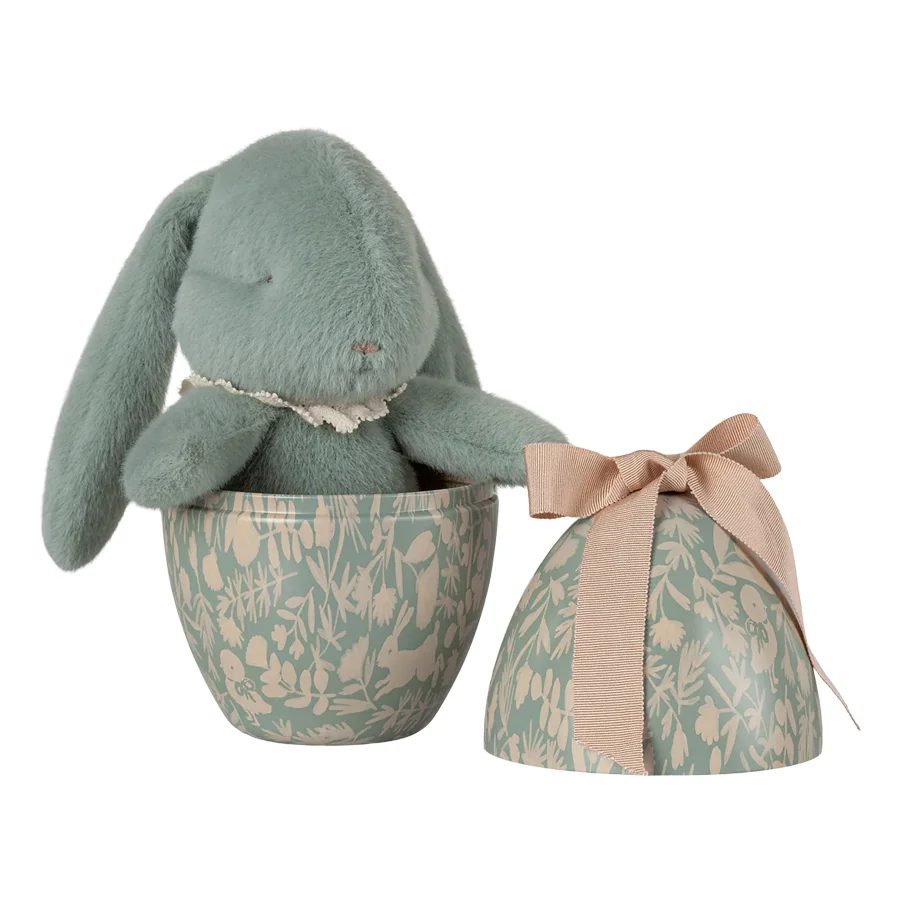 Maileg Osterei mit Kaninchen, mint