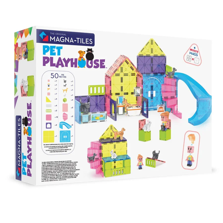 Magna-Tiles Haustier-Spielplatz, 50 Teile