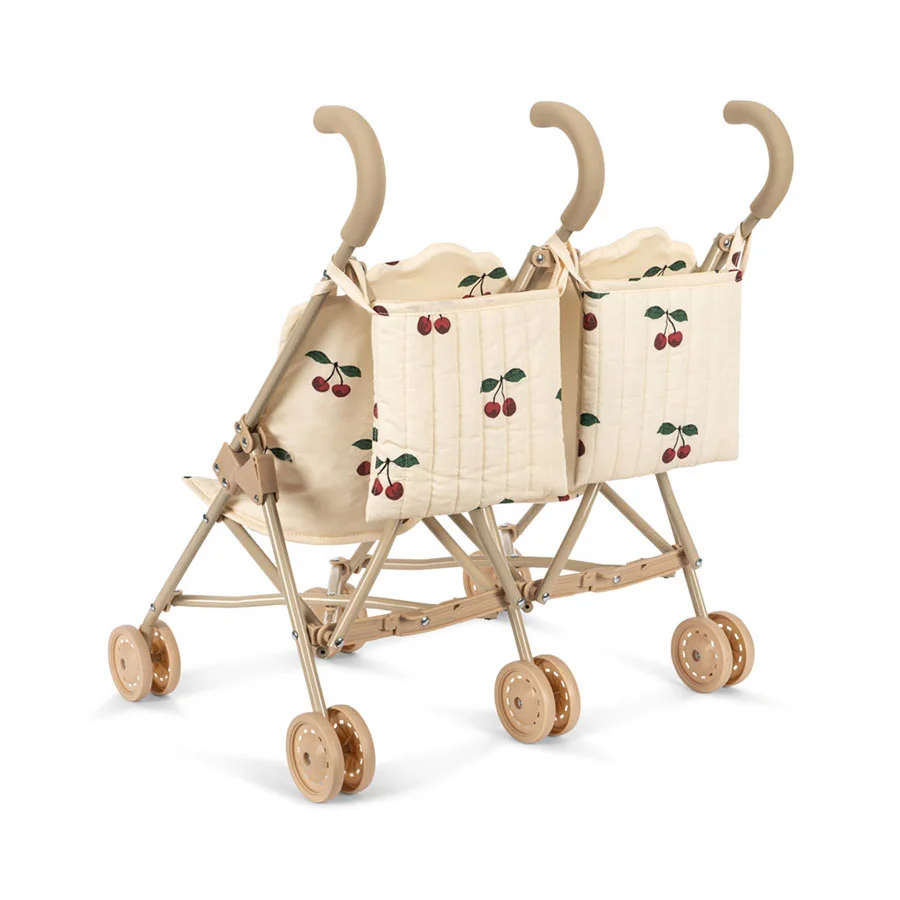 Konges Sløjd Puppen-Buggy Zwillinge, Ma Grande Cerise 