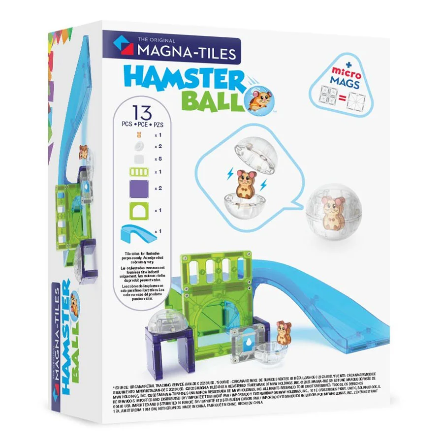Magna-Tiles Hamster-Spielplatz, 13 Teile