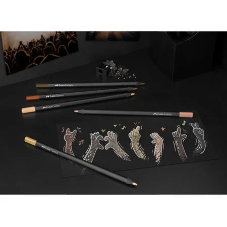 Faber-Castell Black Edition Hauttöne, 12 stk