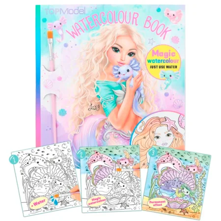 Topmodel Water Colour Buch "Mermaid"