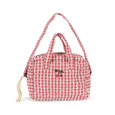 Konges Sløjd Dukke Pusletaske, Bubblegum Check