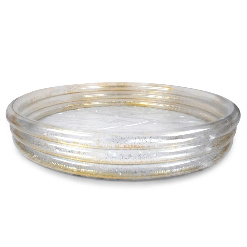 Filibabba Schwimmbecken Alfie 150cm, Gold Glitter
