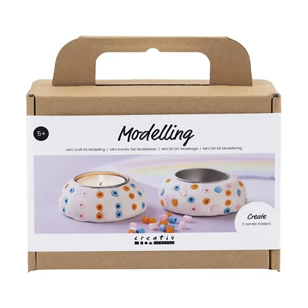 Mini DIY Bausatz Modellierung, Kerzenhalter