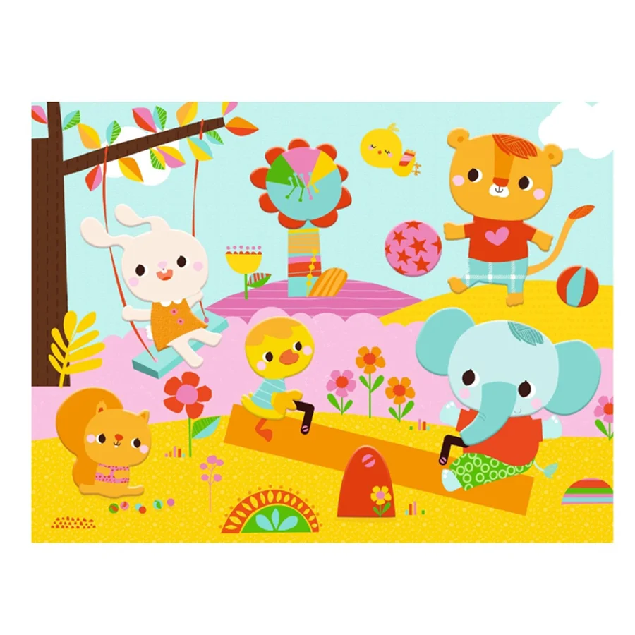 Djeco Kreativ-Collage, Der Tag