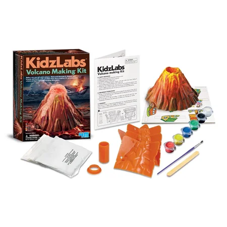 4M KidzLabs eksperiment legetøj, Vulkan samlesæt