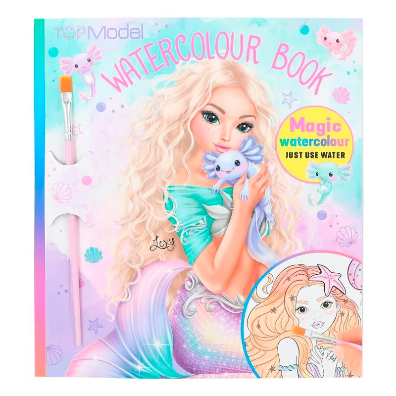 Topmodel Water Colour Buch "Mermaid"