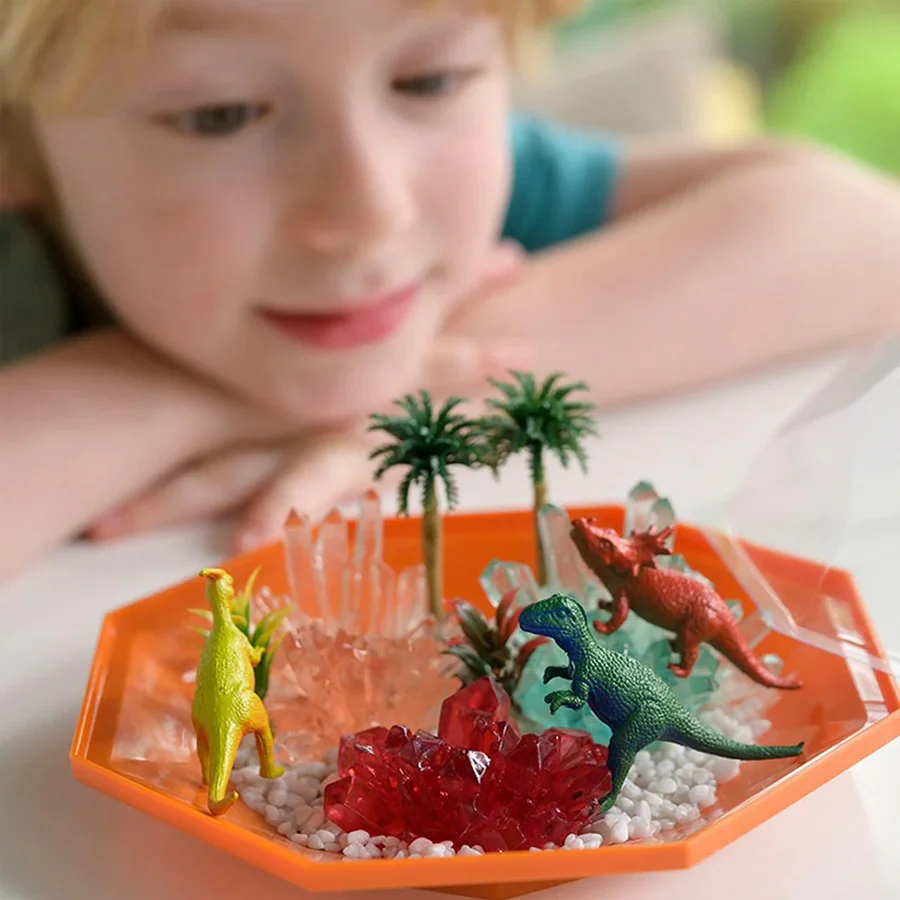 4M KidzLabs eksperiment legetøj, Dinosaur Crystal Terrarium