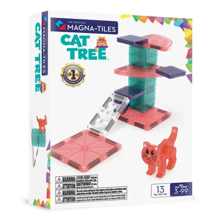 Magna-Tiles Katzenbaum, 13 Teile