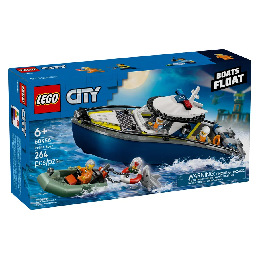 LEGO® City, Polizeiboot auf Verbrecherjagt