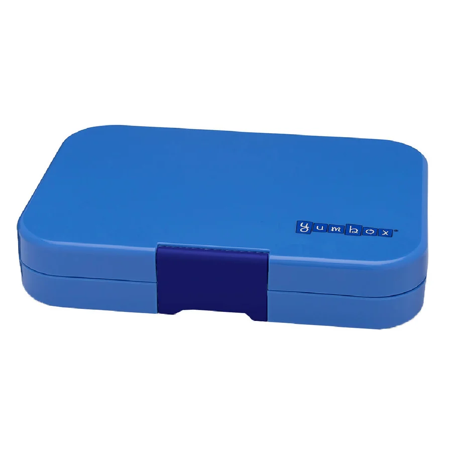 Yumbox Panino Lunchbox mit 4 Fächern, Surf Blue-Shark Tray